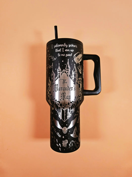 HARRY POTTER LASER ENGRAVED TUMBLER